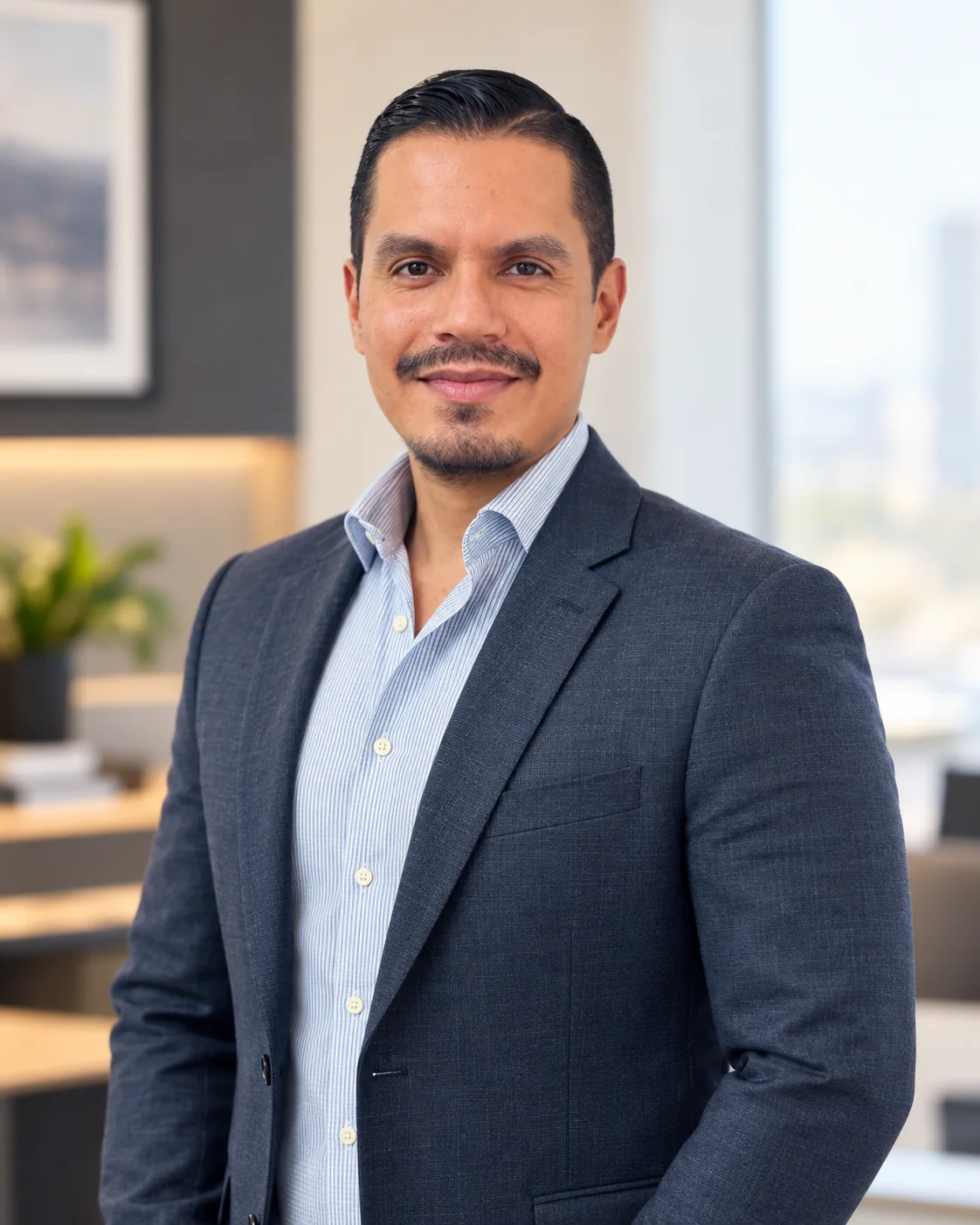 Salvador Razo, agente de seguros